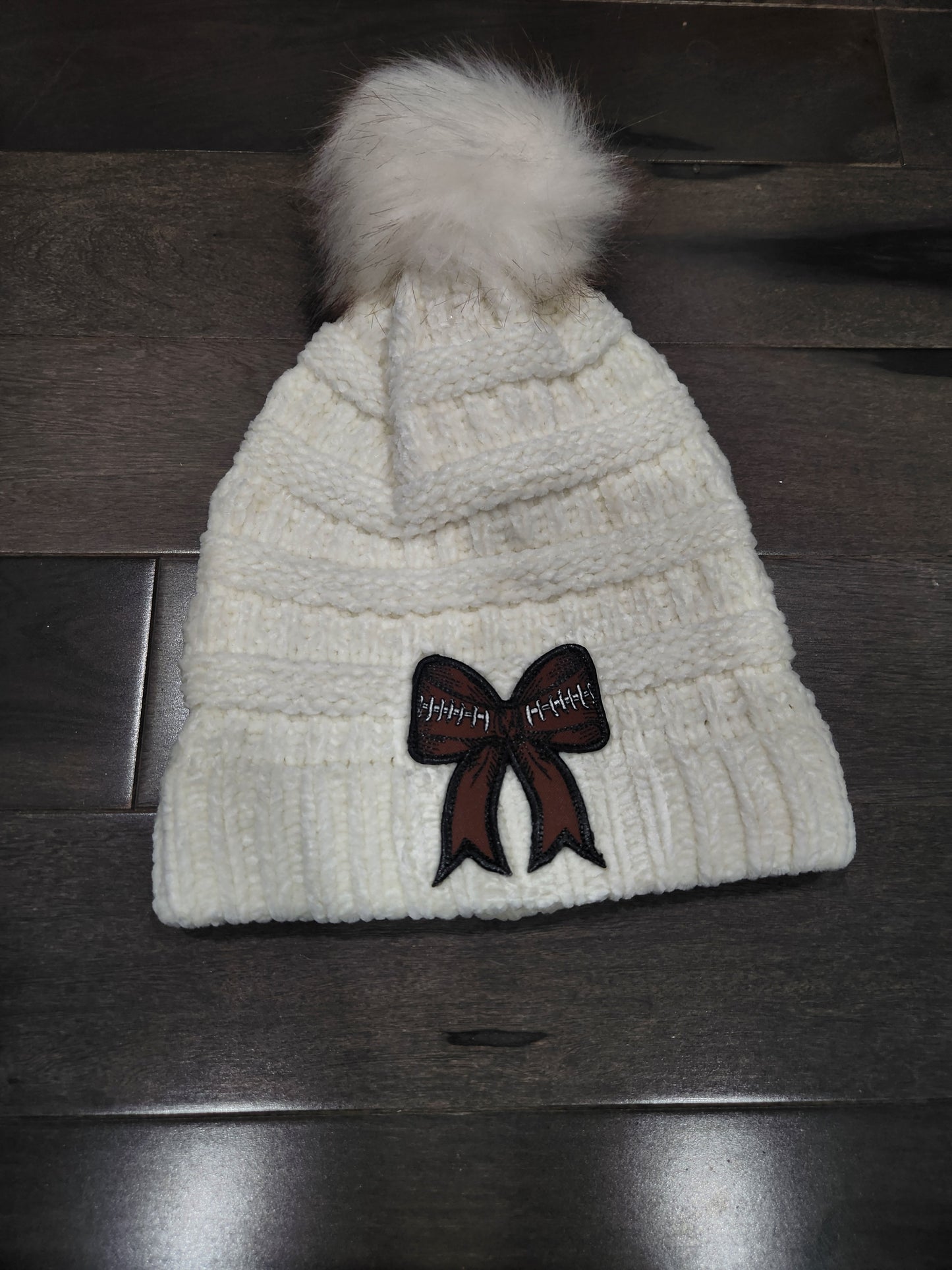 Football Bow Beanie