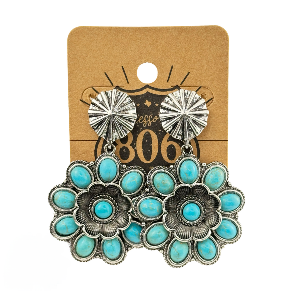 Flower Post Earrings