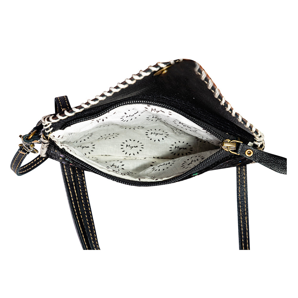 Galaxy Fire Leather and Hairon Hide Crossbody
