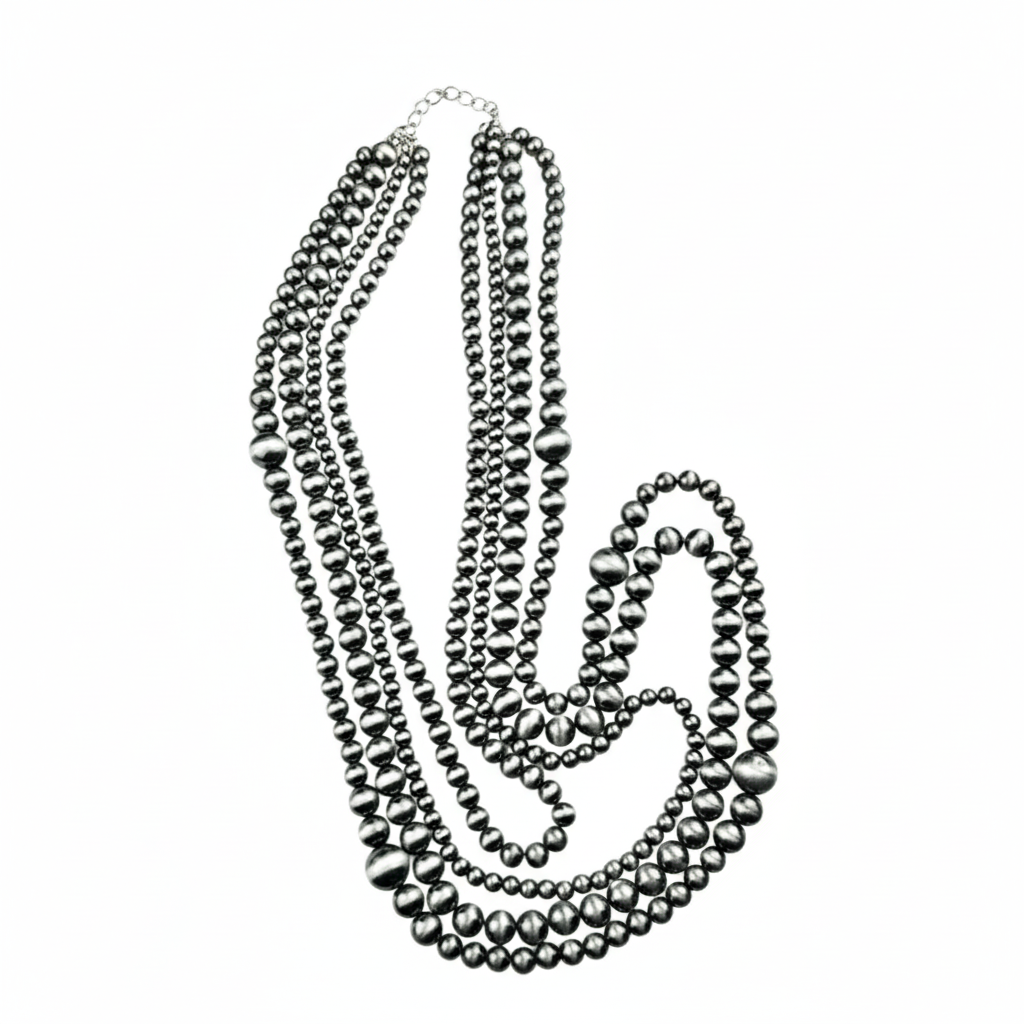 Layered Faux Pearls