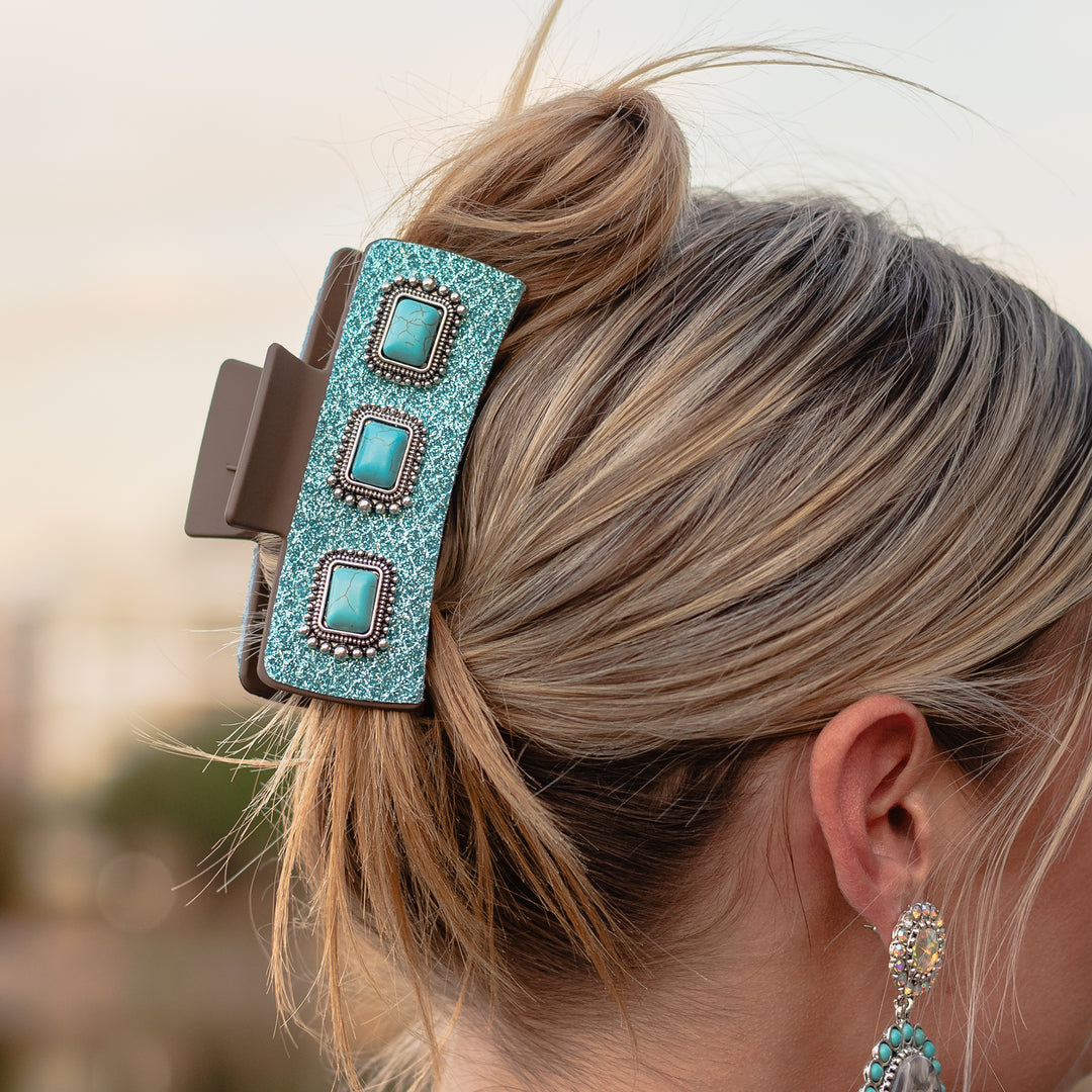 Turquoise Hair Clip