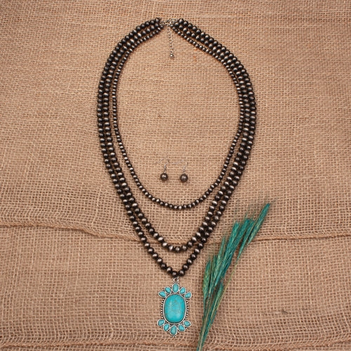 Turquoise Pendant Necklace