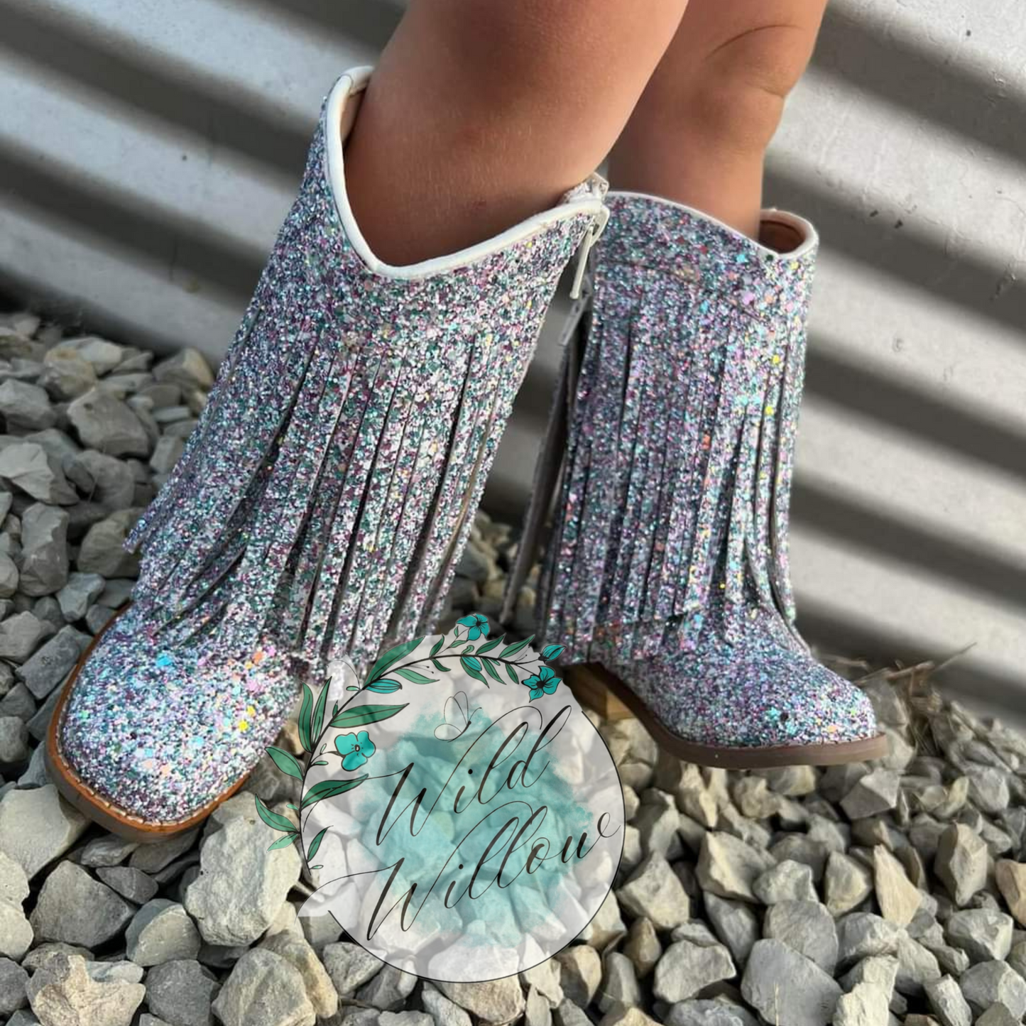 Double Fringe Glitter Boots ‼️PREORDER ‼️READ DESCRIPTION ‼️