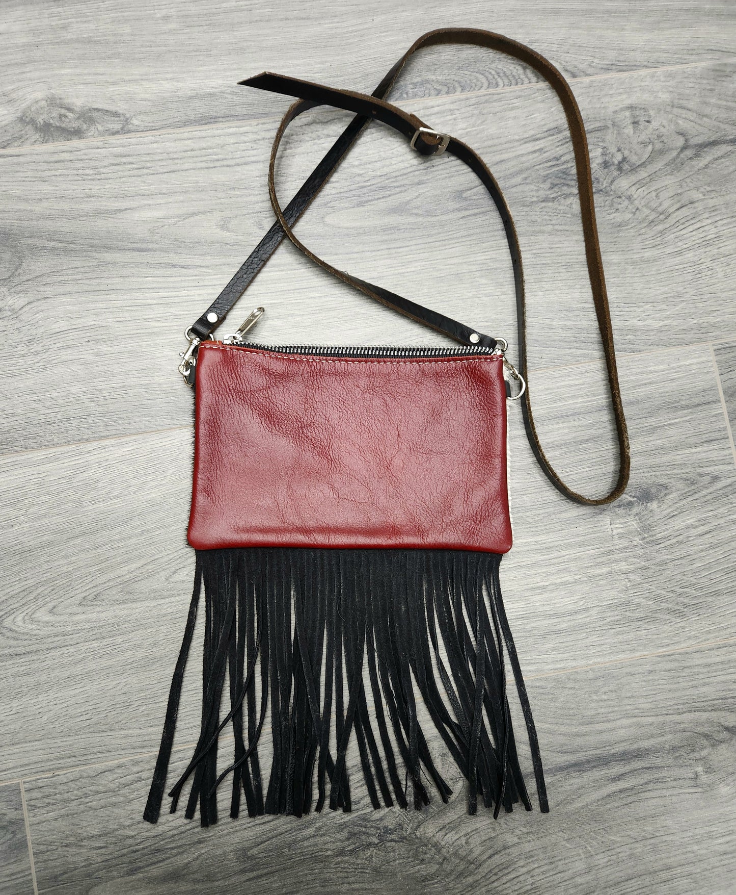 Agnes Authentic Leather and Hair on Hide Purse