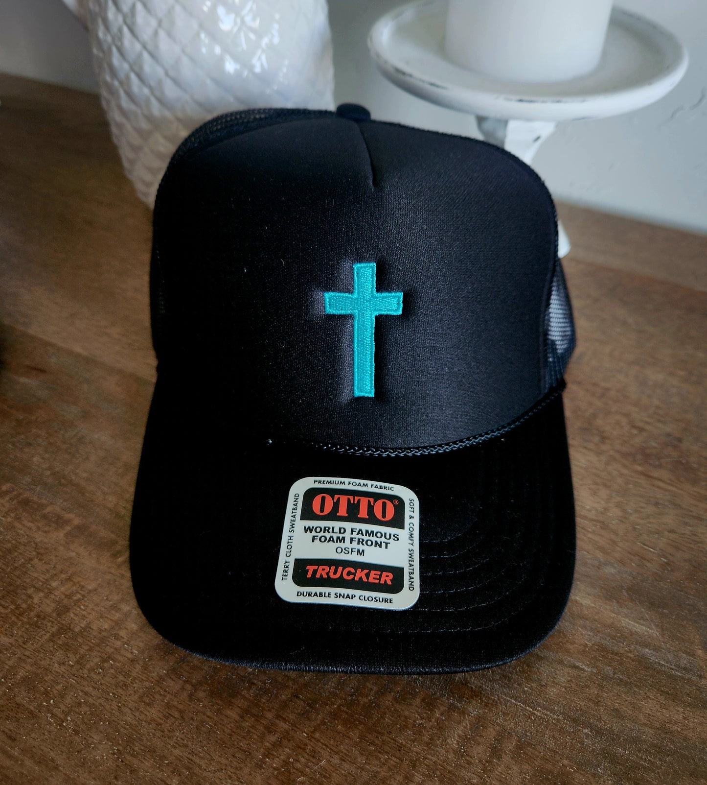 Cross Embroidered Hats