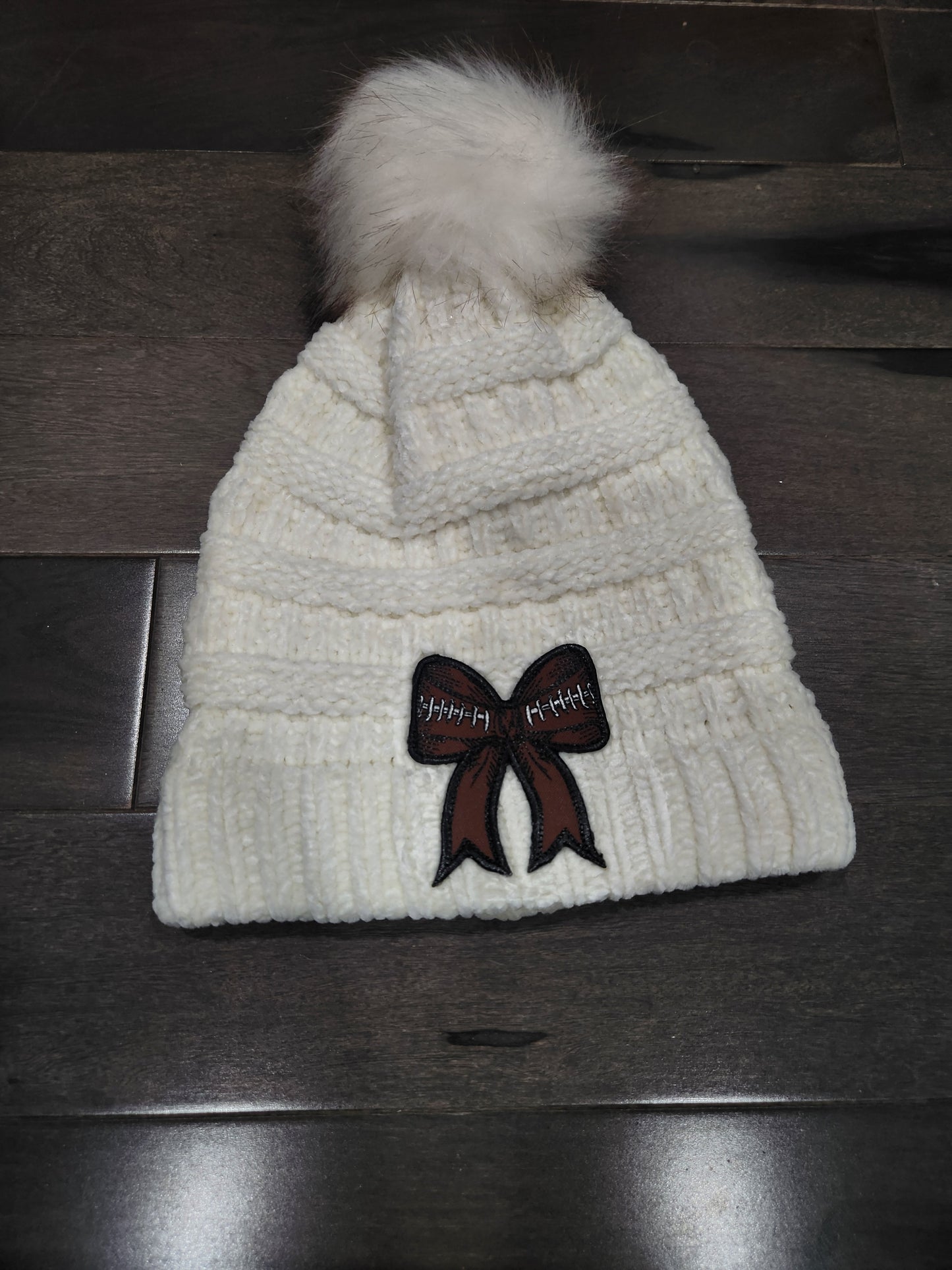 Football Bow Beanie