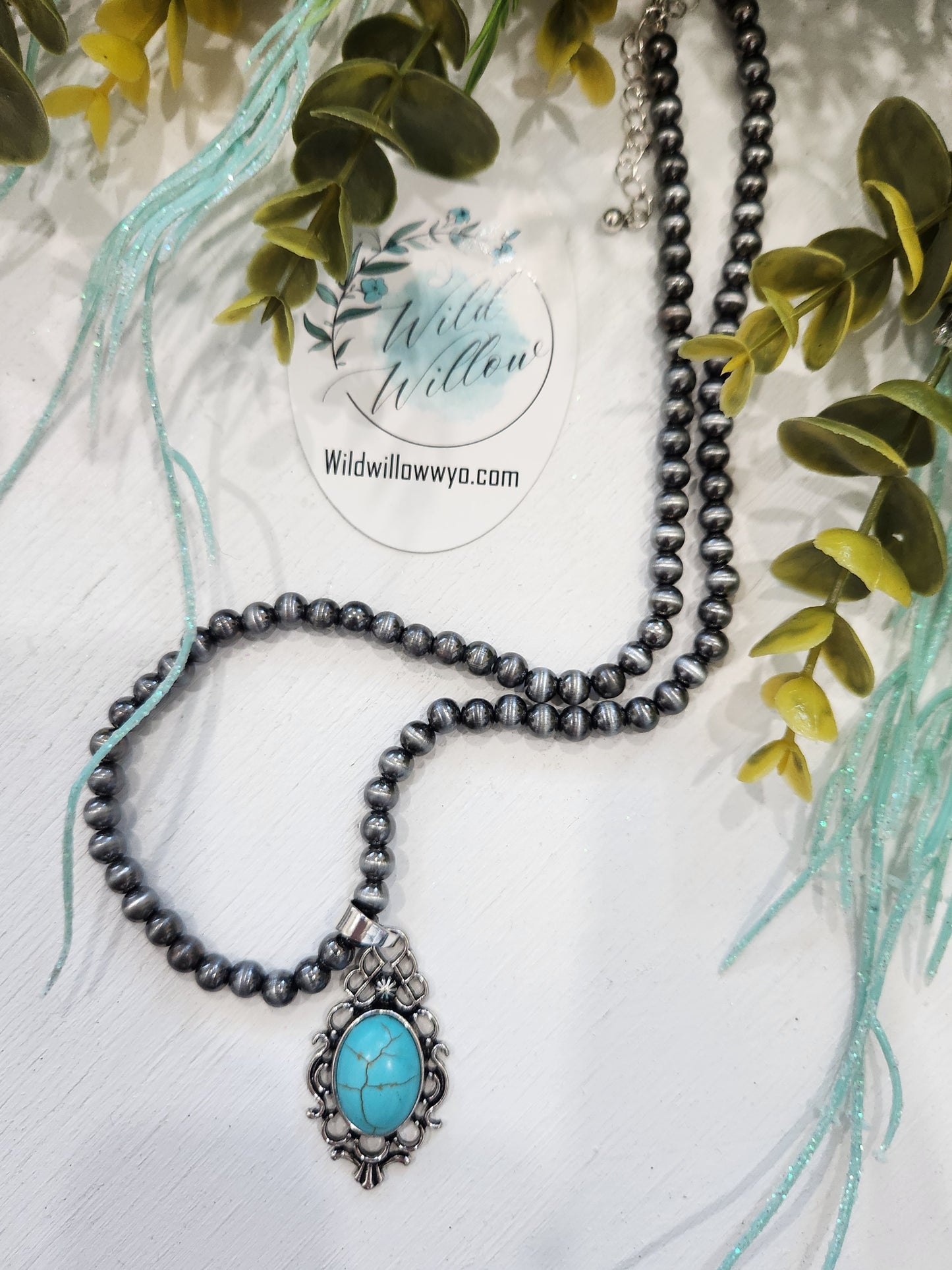 Turquoise Pendant Necklace