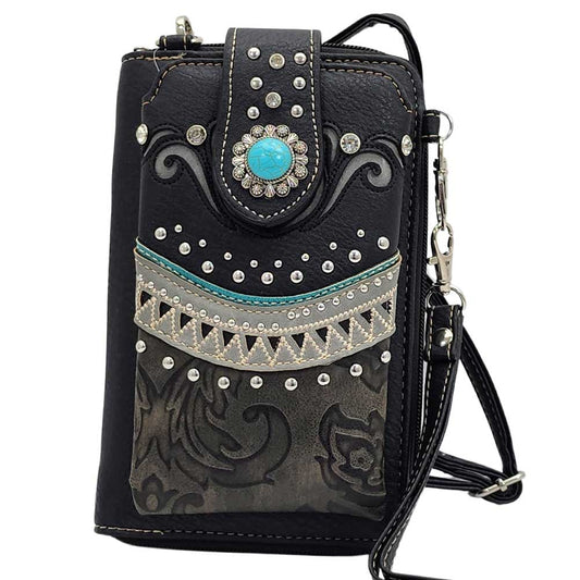 Concho Wristlet/Crossbody