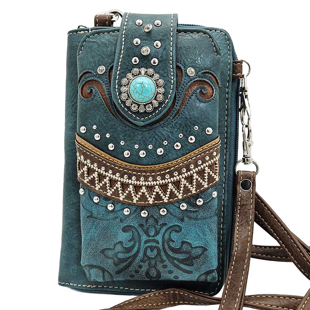 Concho Wristlet/Crossbody