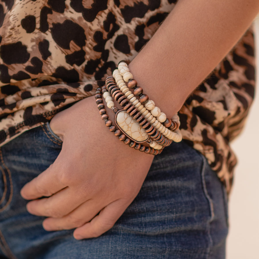 Ivory Bracelet Stack