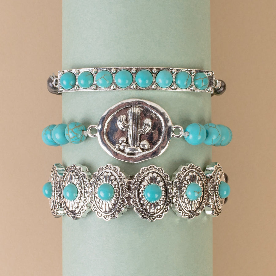 Cactus Bracelet Stack