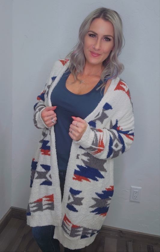 Aztec Cloud Cardigan