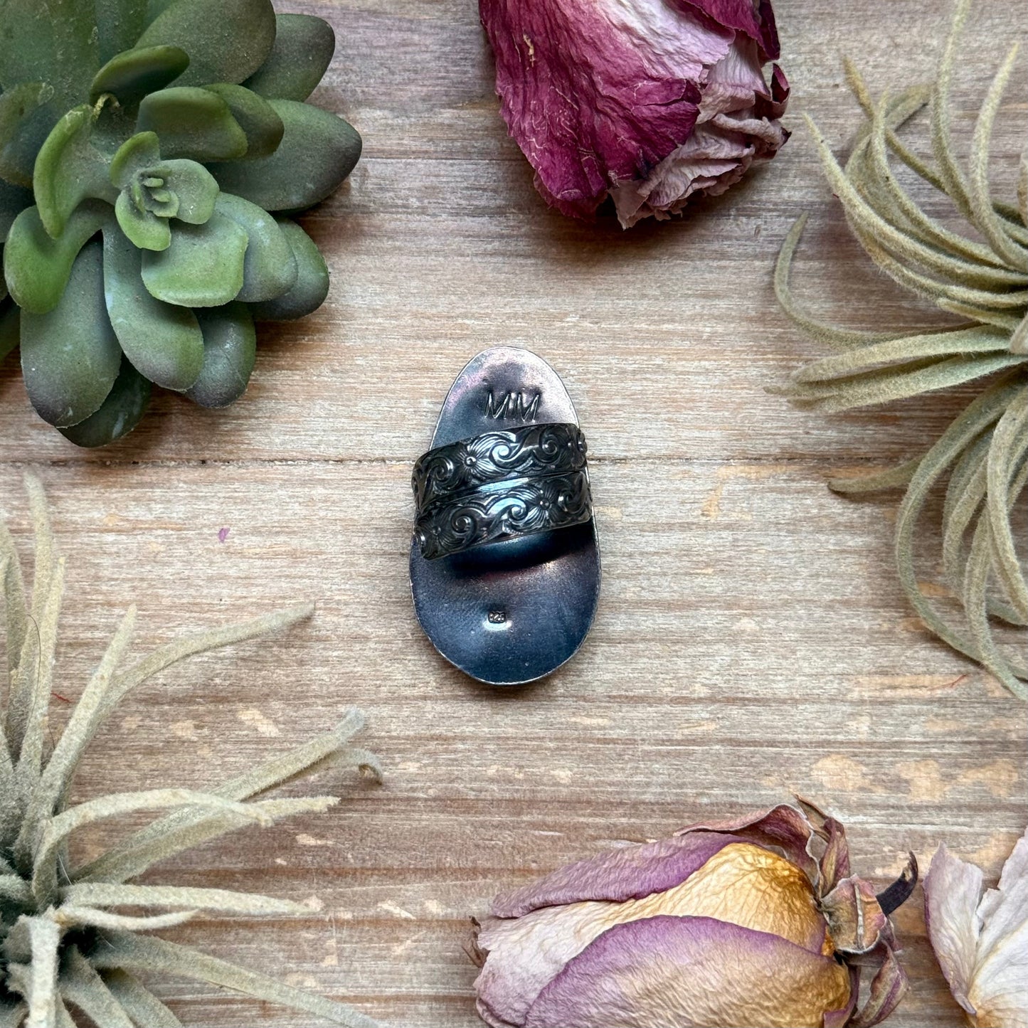 Sterling Silver Adjustable Turquoise Ring – Made by The Bijoux FAB