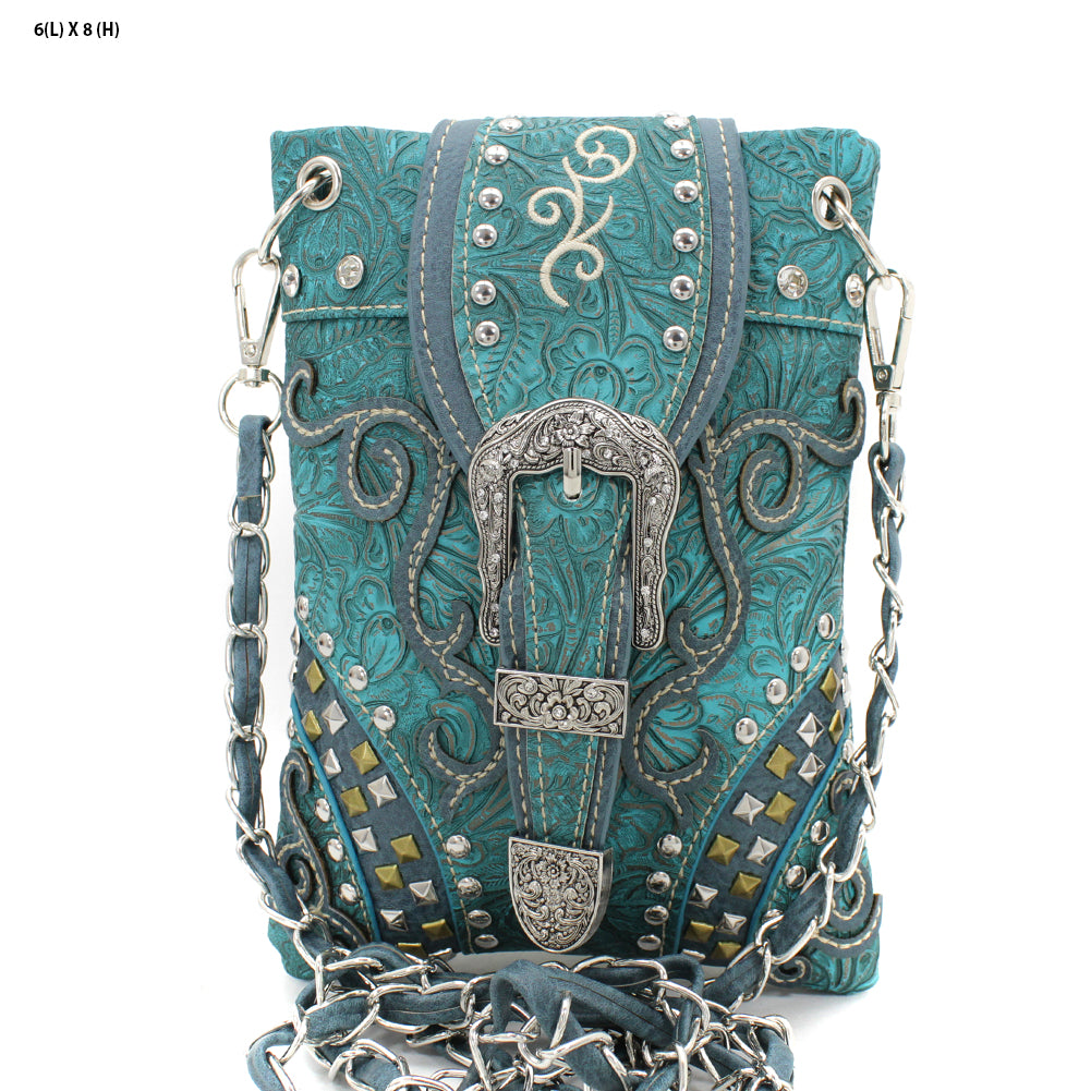 Bling Buckle Crossbody