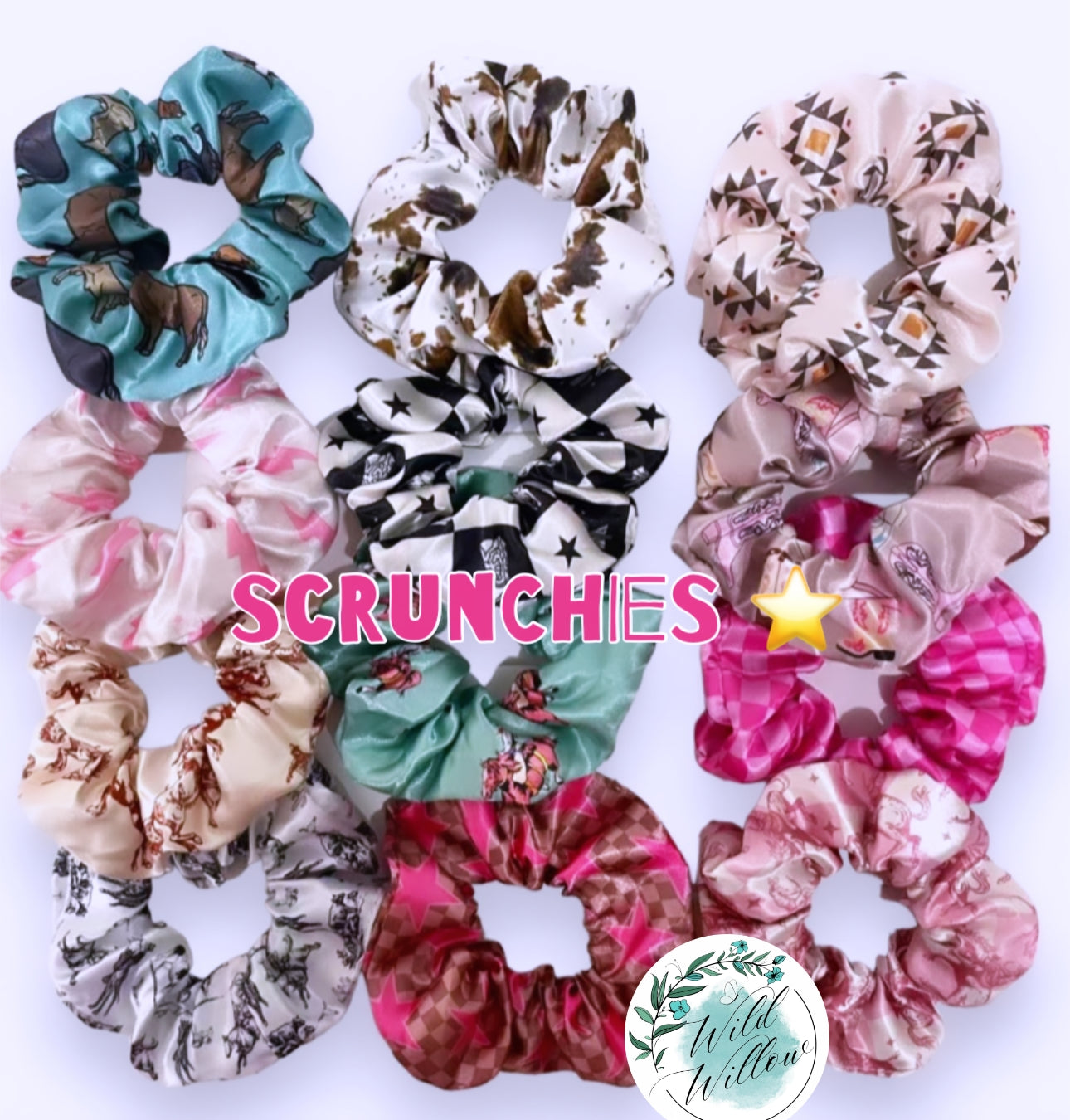 Silk Scrunchies