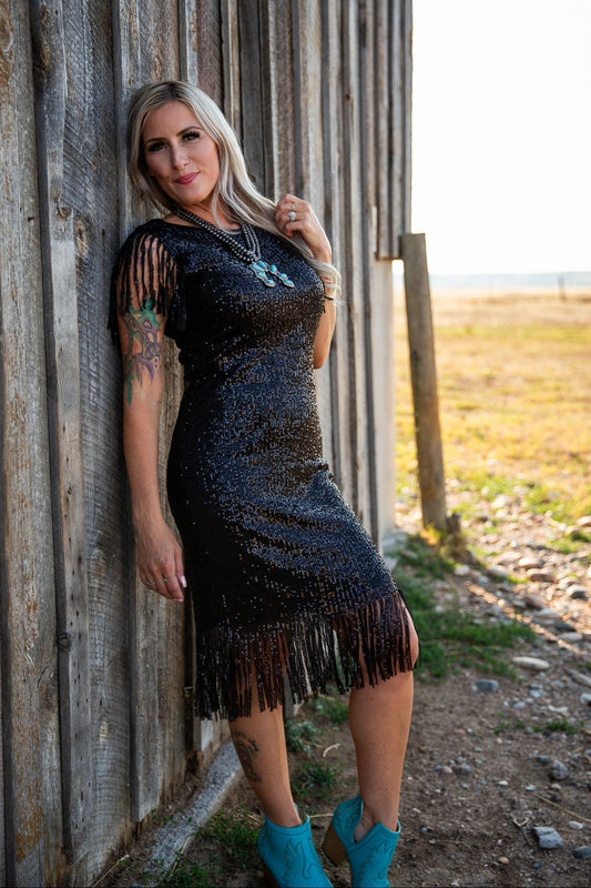 Night Life Sequin Dress