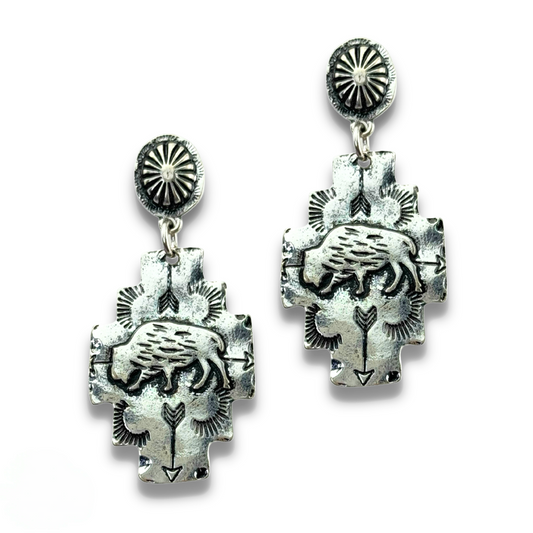 Buffalo Post Earrings