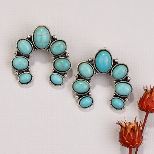 Wild Mustang Squash Blossom Studs