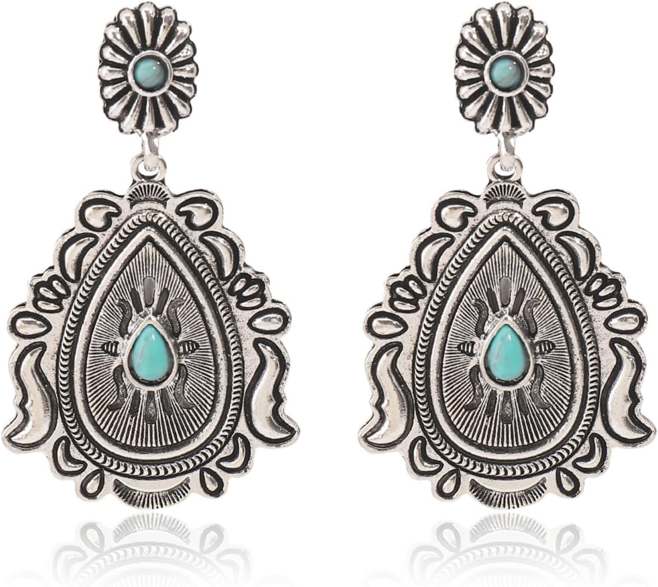 Turquoise Teardrop Earring