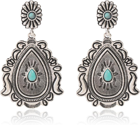Turquoise Teardrop Earring