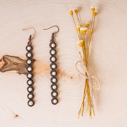 Ivory Stone Earrings
