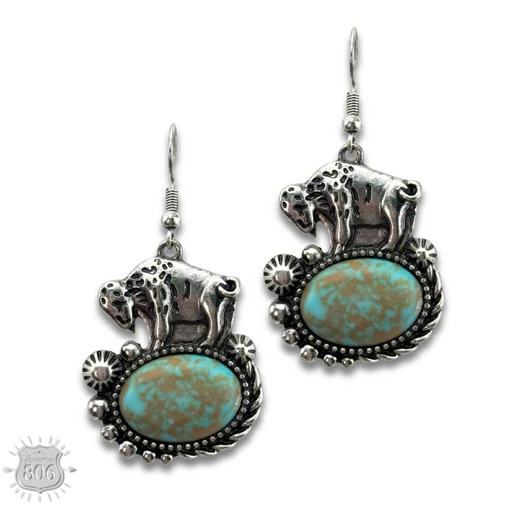 Where The Buffalo Roam Earrings