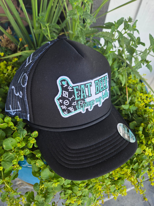 Eat Beef Branded Hat