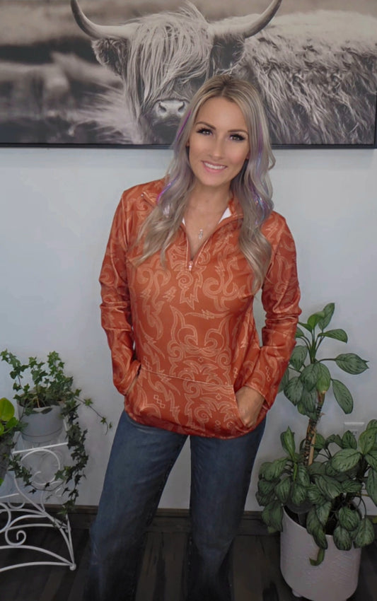 Rust & Rodeo Pullover