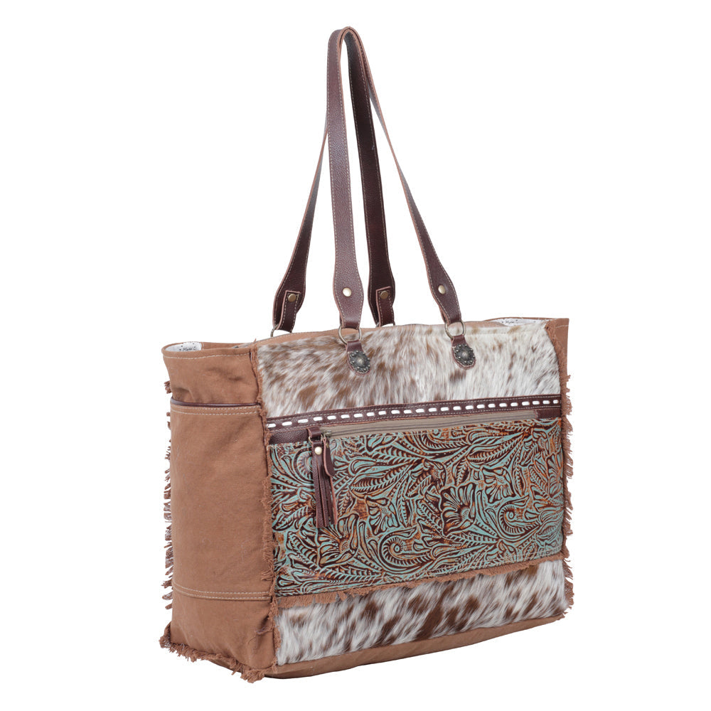 Jumper Canvas and Hairon Bag