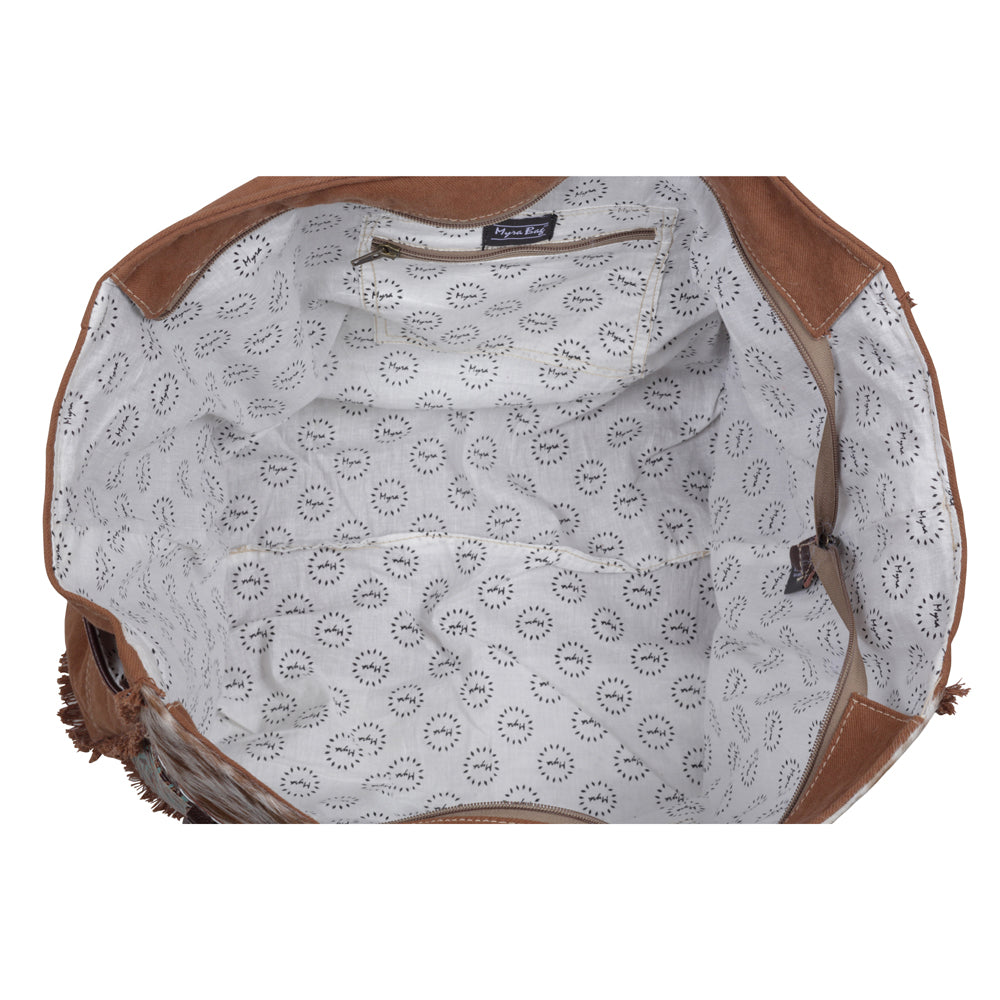 Jumper Canvas and Hairon Bag
