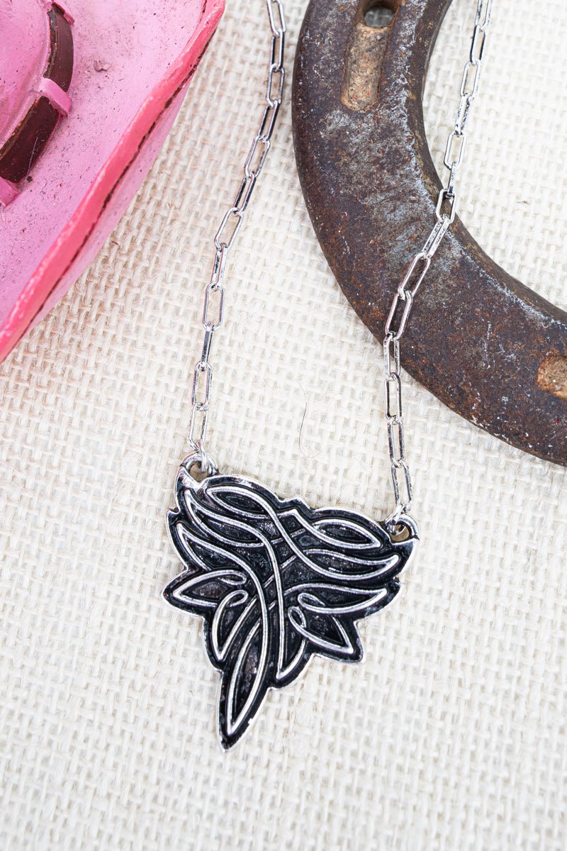 Bootstitch Pendant Necklace