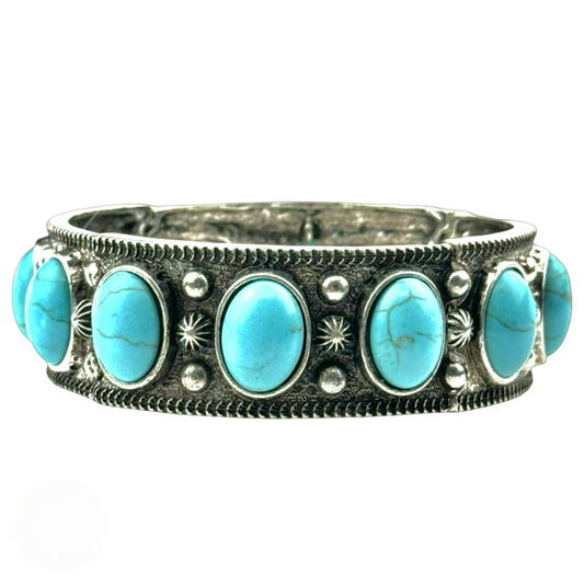 Cabochon Stretch Bracelet