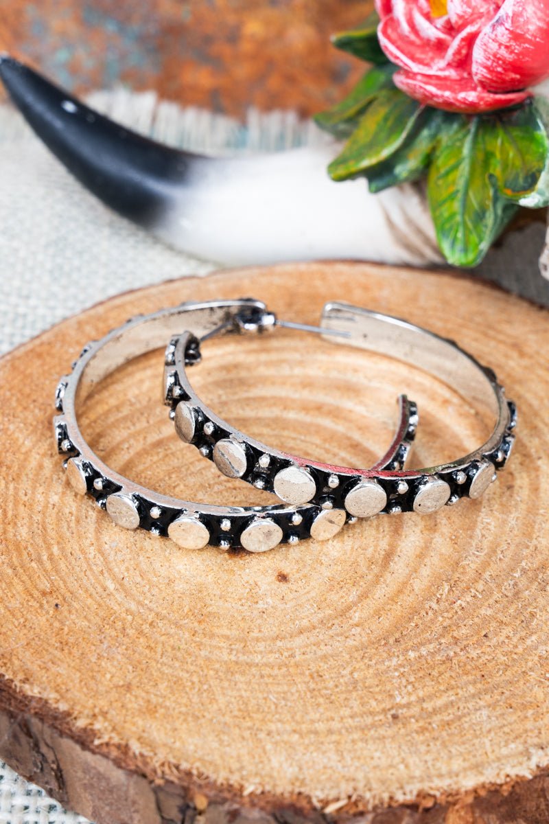 Silver Hoop Earrings