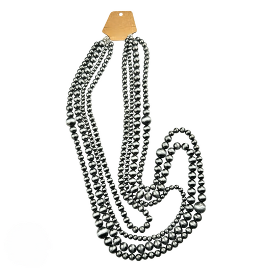 Layered Faux Pearls