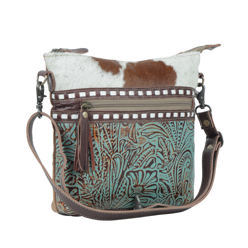 Delphine Canvas and Hairon Bag