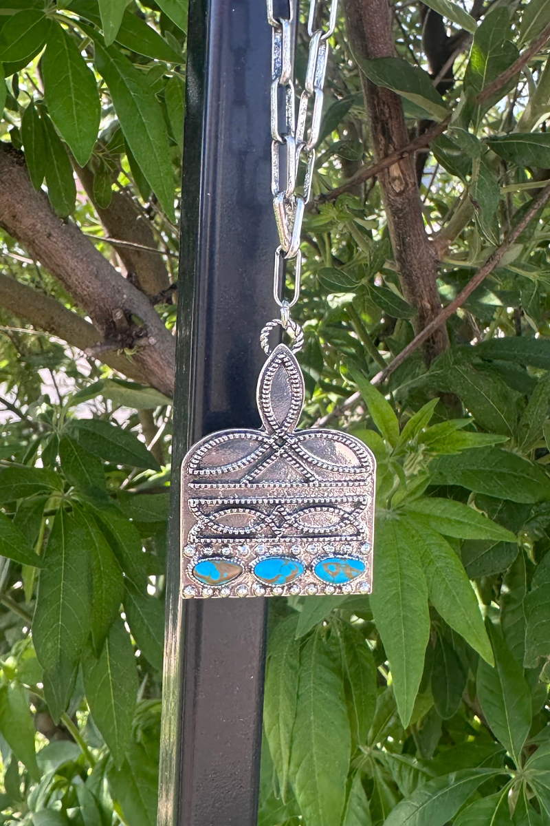 Stitched In Stone Necklace
