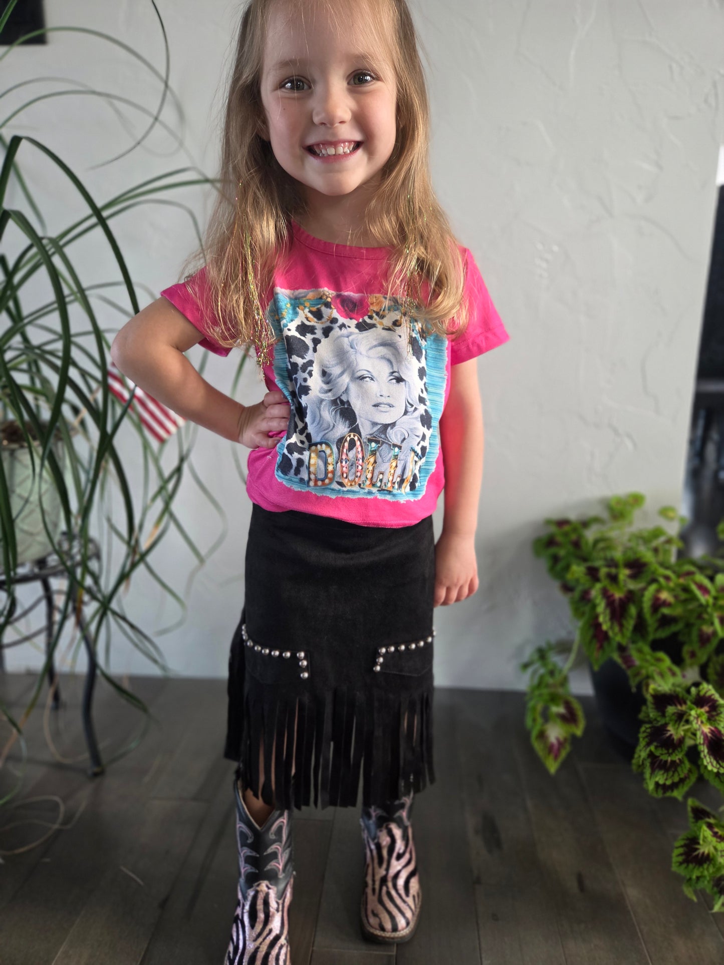 Little Outlaw Fringe Skirt