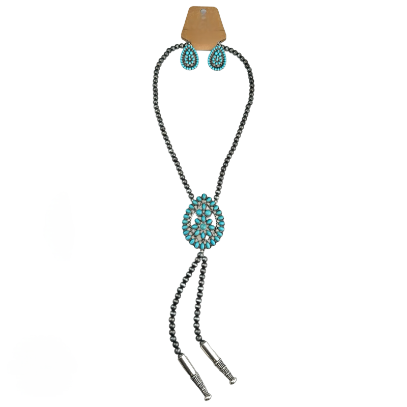 Turquoise Bolo Necklace