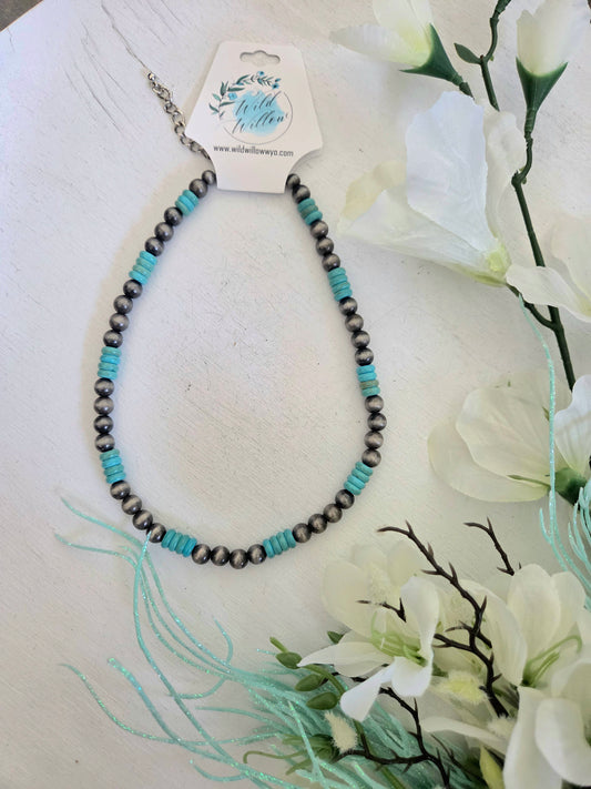 Beaded Turquoise Choker