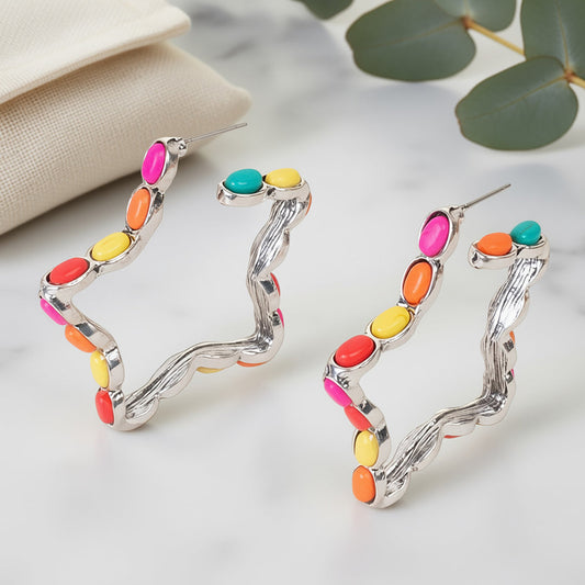 Multi Star Earrings